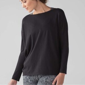Lululemon Athletica Back in Action long sleeve tee